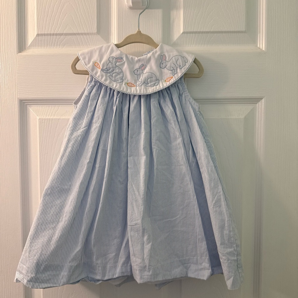 Charming Kids Dress with Bunny Design